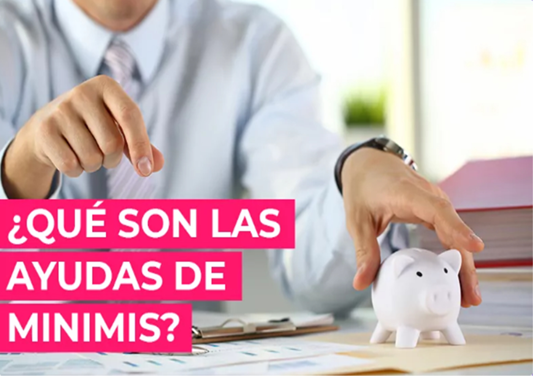 ¿Qué significa el término «ayudas minimis»?