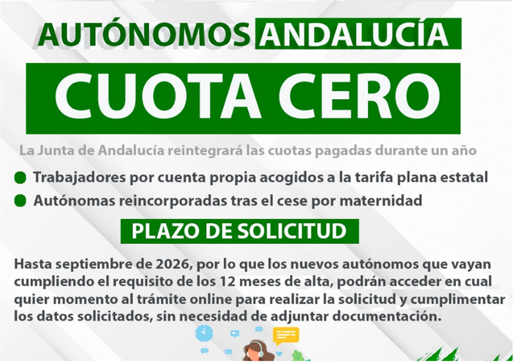 Ayudas autónomo Andalucía, Tarifa Cero